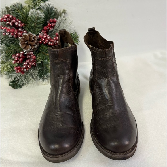 Timberland Women’s Savin Hill Chelsea Brown Boot Size 7.5 - Picture 4 of 6